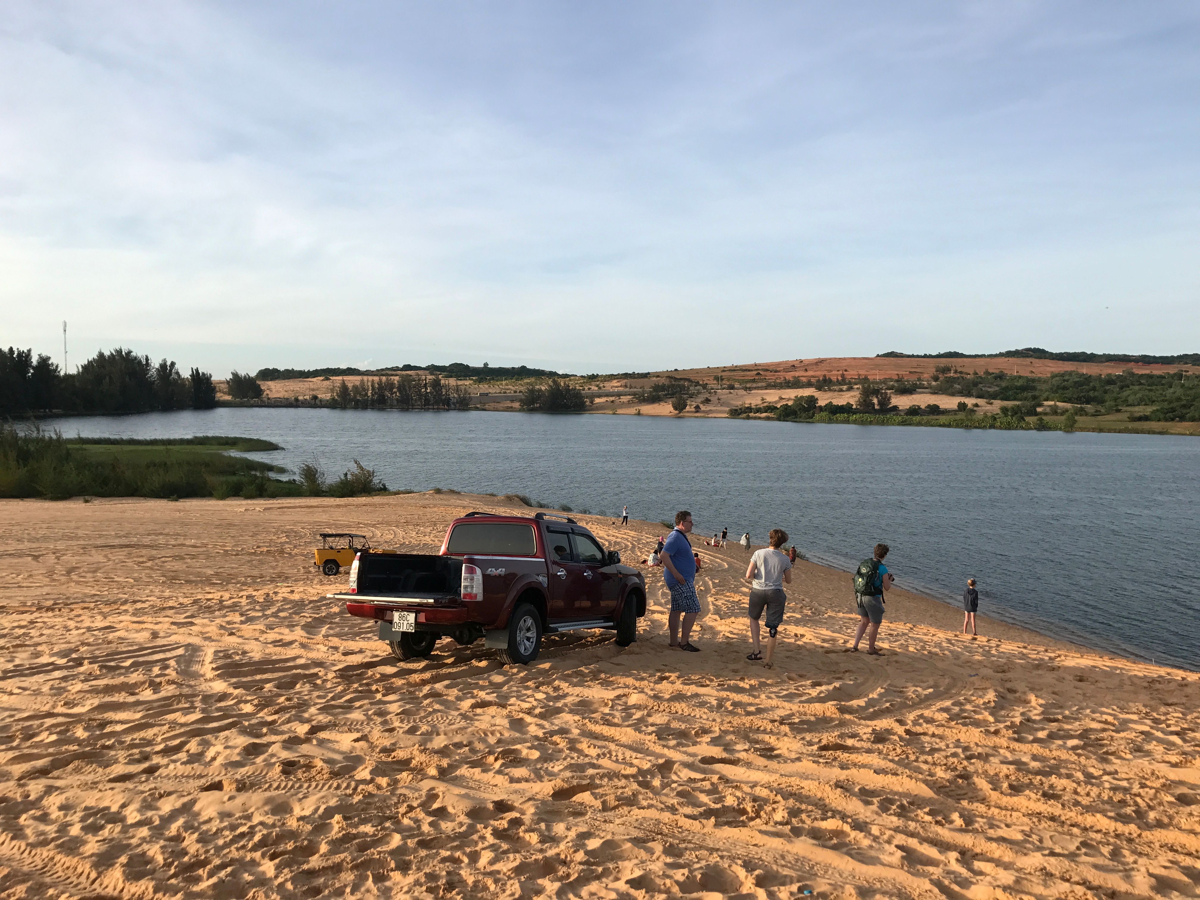 LOTUS LAKE IN WHITE SAND DUNES - MUI NE TOURS BY JEEP TRAVEL SERVICE COMPANY